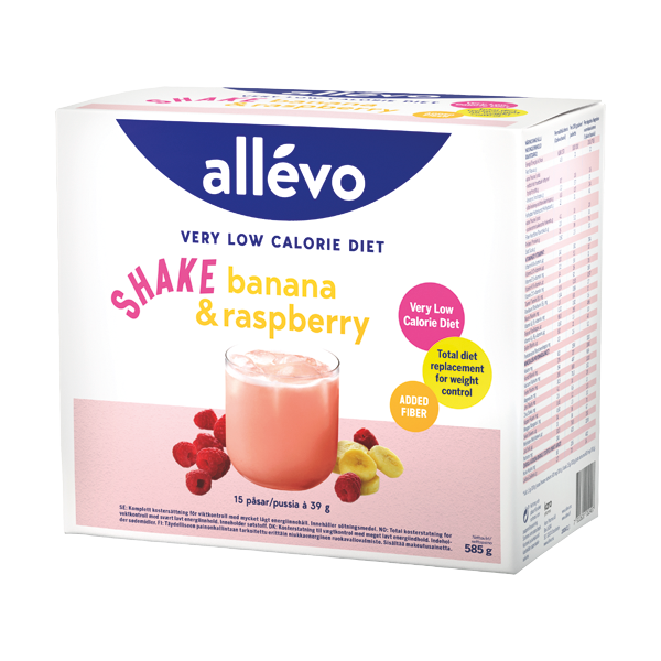 Allévo Shake Banana & Raspberry VLCD